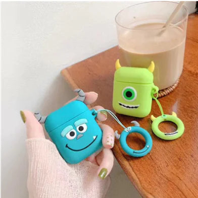 Cute Cartoon Silicone Case for AirPods 2 Wireless Earbuds