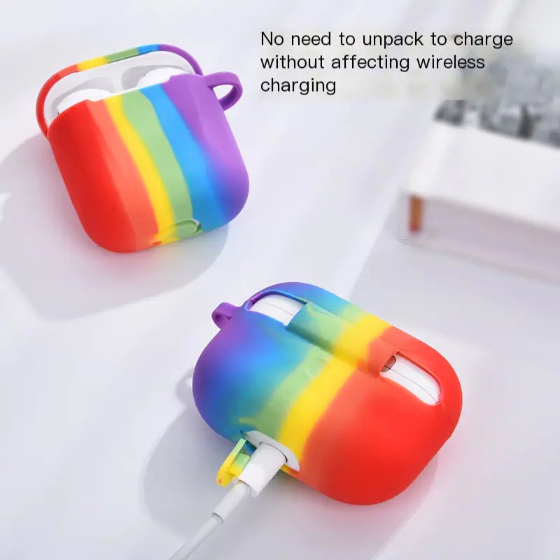 Rainbow Silicone Case for AirPods Pro (1st/2nd Gen)