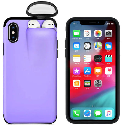 Wireless Earphone Storage Case for iPhone 11 Pro/XR/XS Max