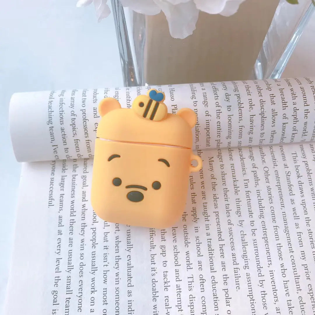 Cute Pig Apple Wireless Bluetooth Earphone Case