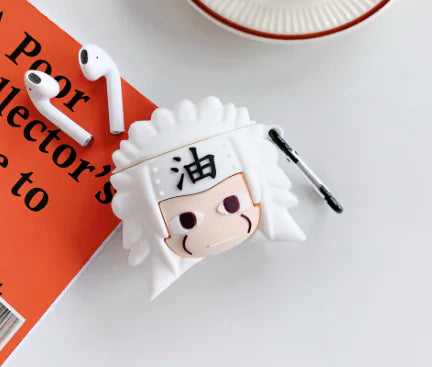 Uchiha Sasuke Silicone Case for AirPods (1st & 2nd Gen)