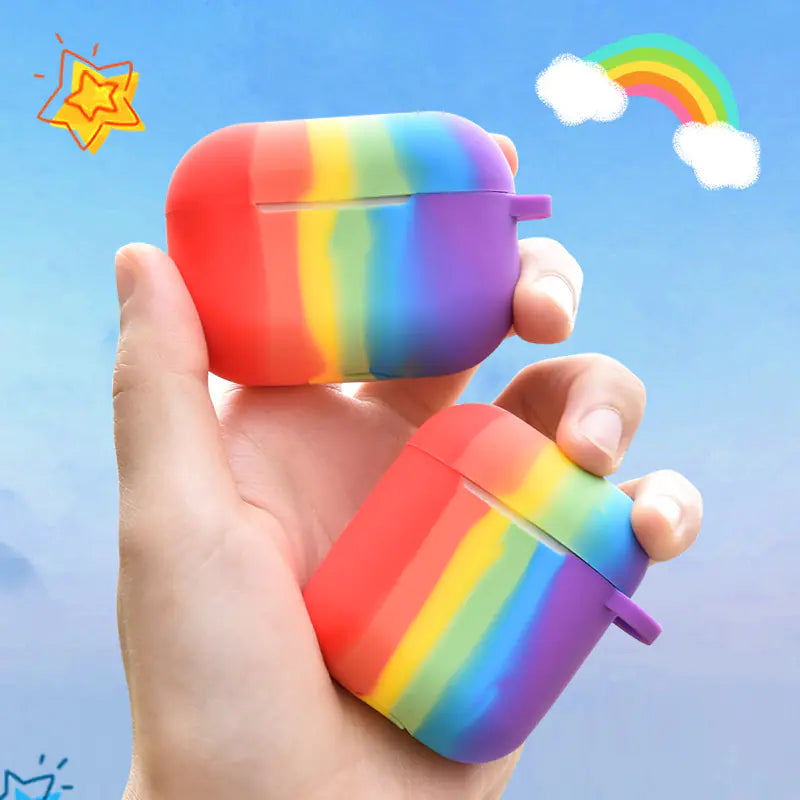 Rainbow Silicone Case for AirPods Pro (1st/2nd Gen)