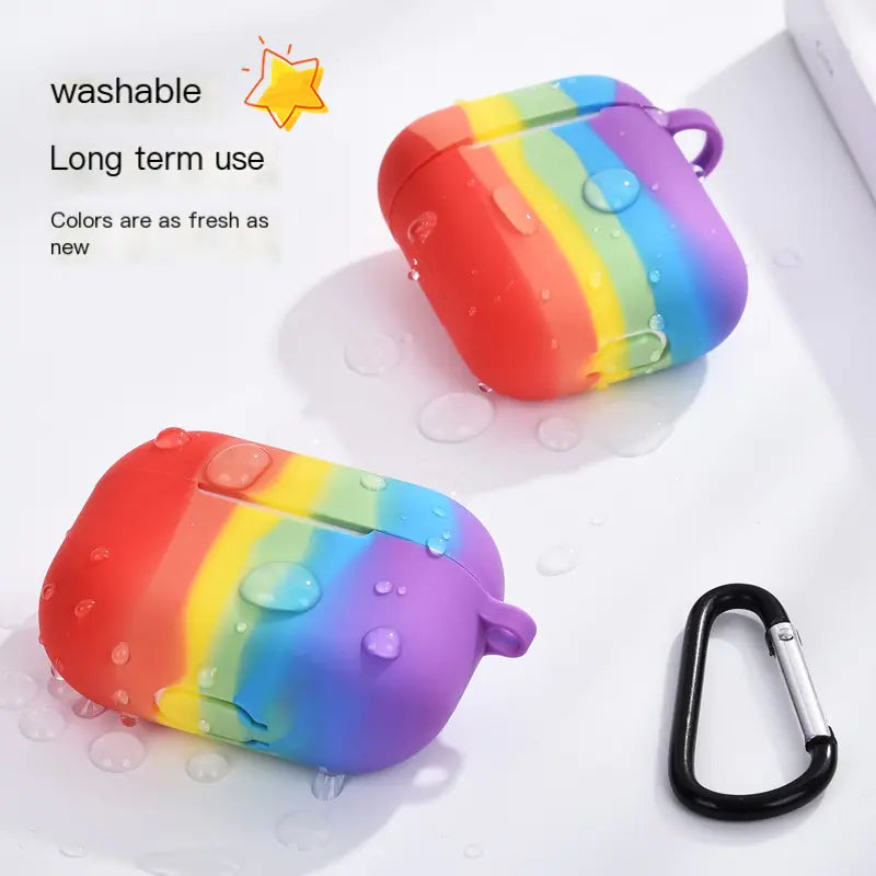 Rainbow Silicone Case for AirPods Pro (1st/2nd Gen)
