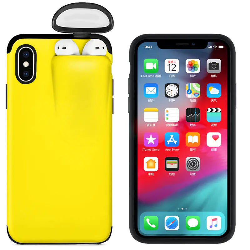 Wireless Earphone Storage Case for iPhone 11 Pro/XR/XS Max