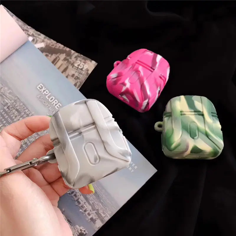 Creative Silicone Case for AirPods 2 Wireless Earbuds