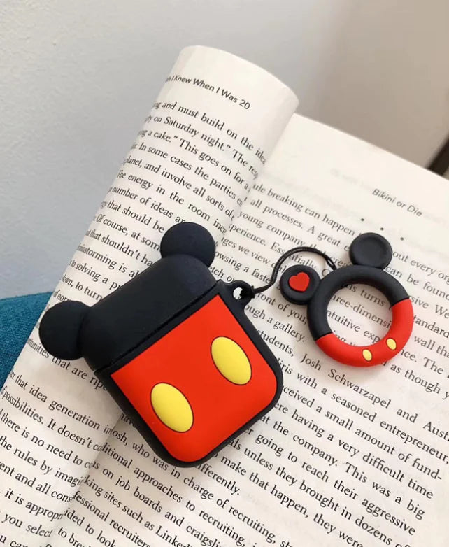 Cute Cartoon Silicone Case for AirPods 2 Wireless Earbuds