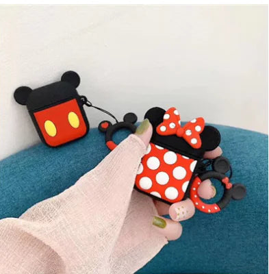 Cute Cartoon Silicone Case for AirPods 2 Wireless Earbuds