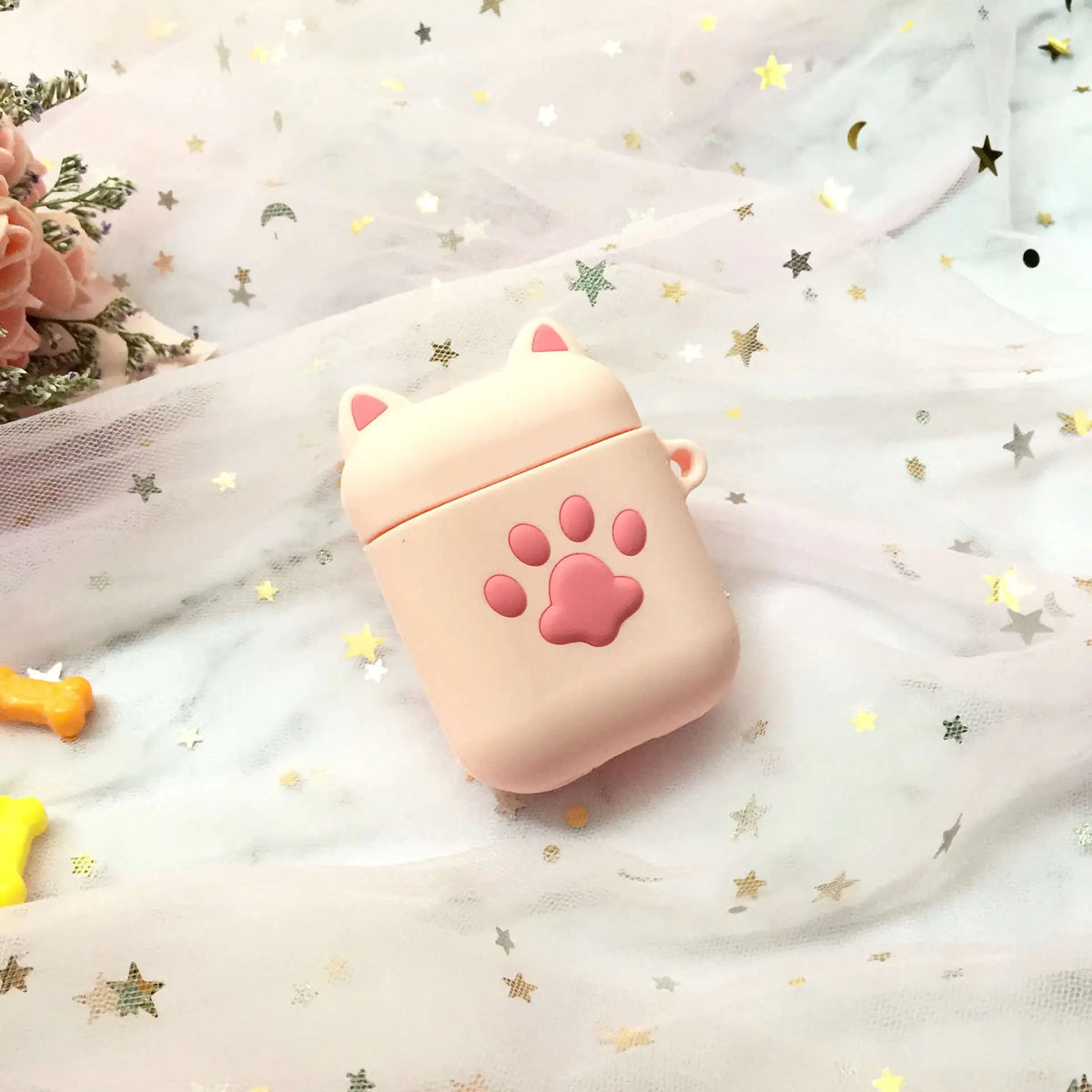 Cute Pig Apple Wireless Bluetooth Earphone Case