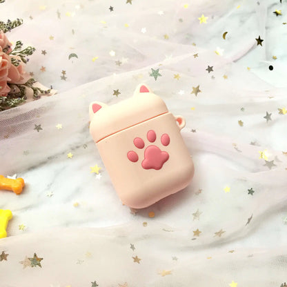 Cute Pig Apple Wireless Bluetooth Earphone Case
