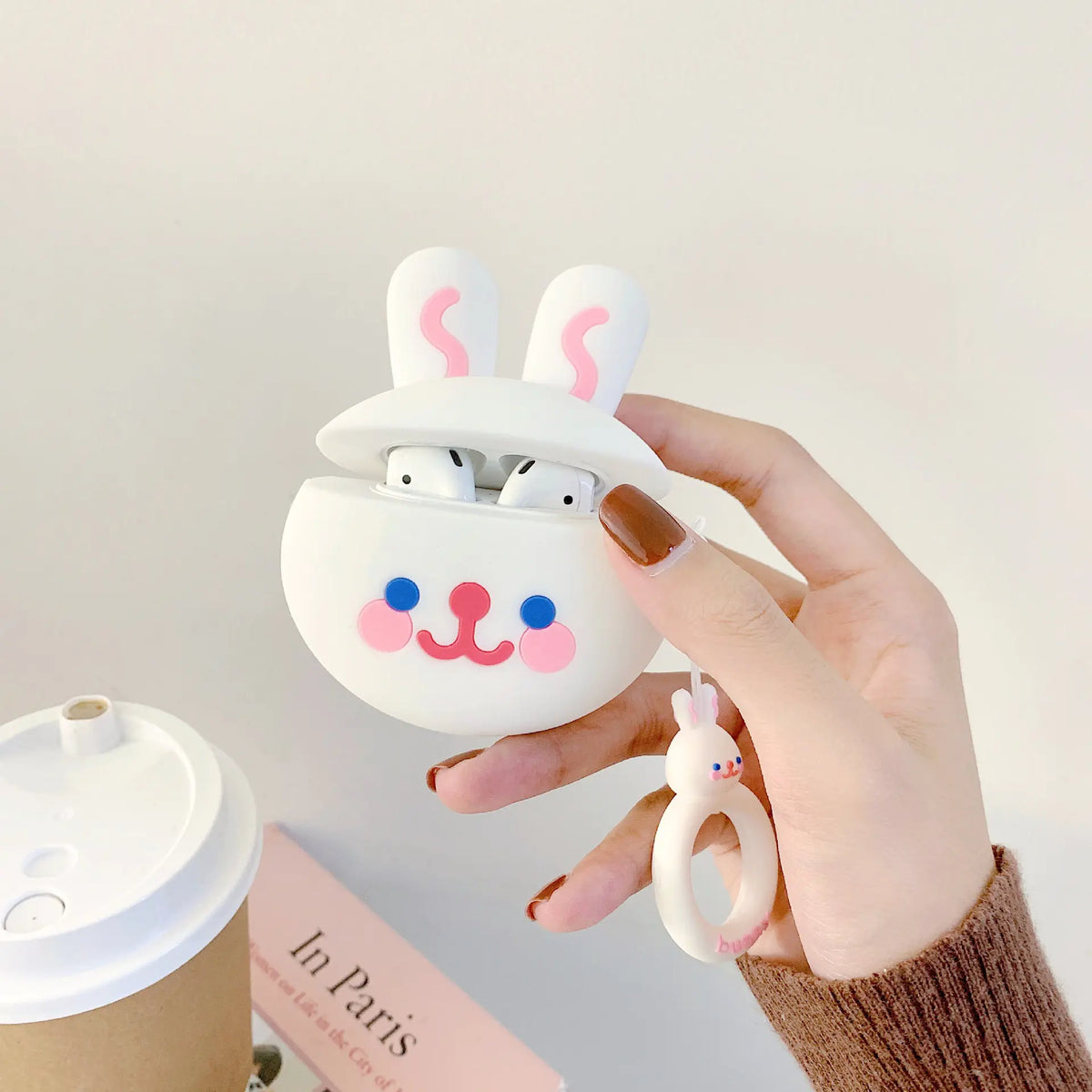 Cute Cartoon AirPods Case for Apple Bluetooth Headphones