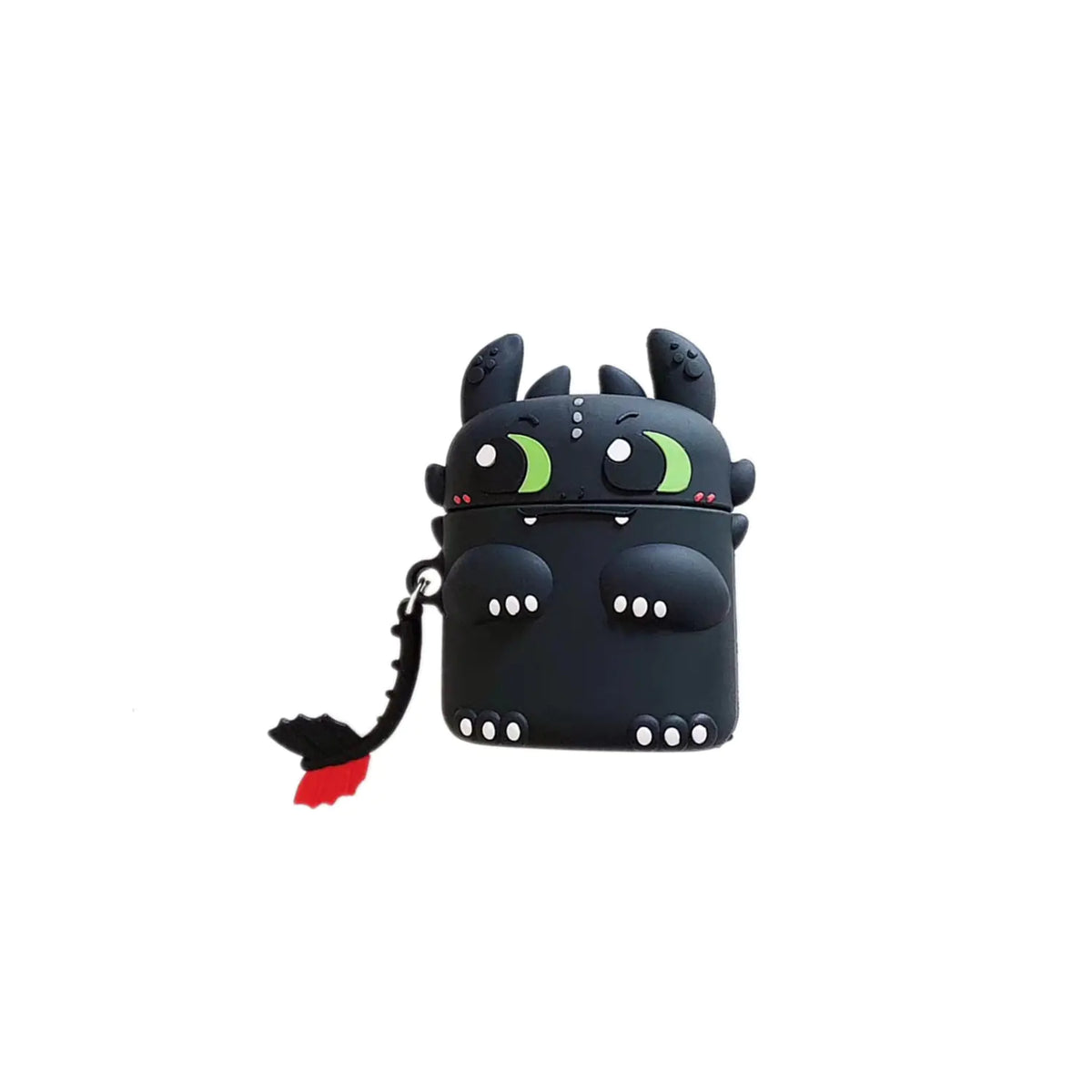 Cute Black and White Silicone Case for AirPods 1/2