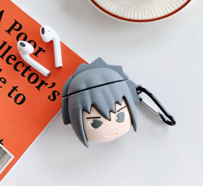 Uchiha Sasuke Silicone Case for AirPods (1st & 2nd Gen)