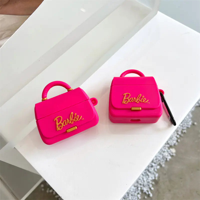 Cute Silicone Case for AirPods Pro 2 (Barbie Style)
