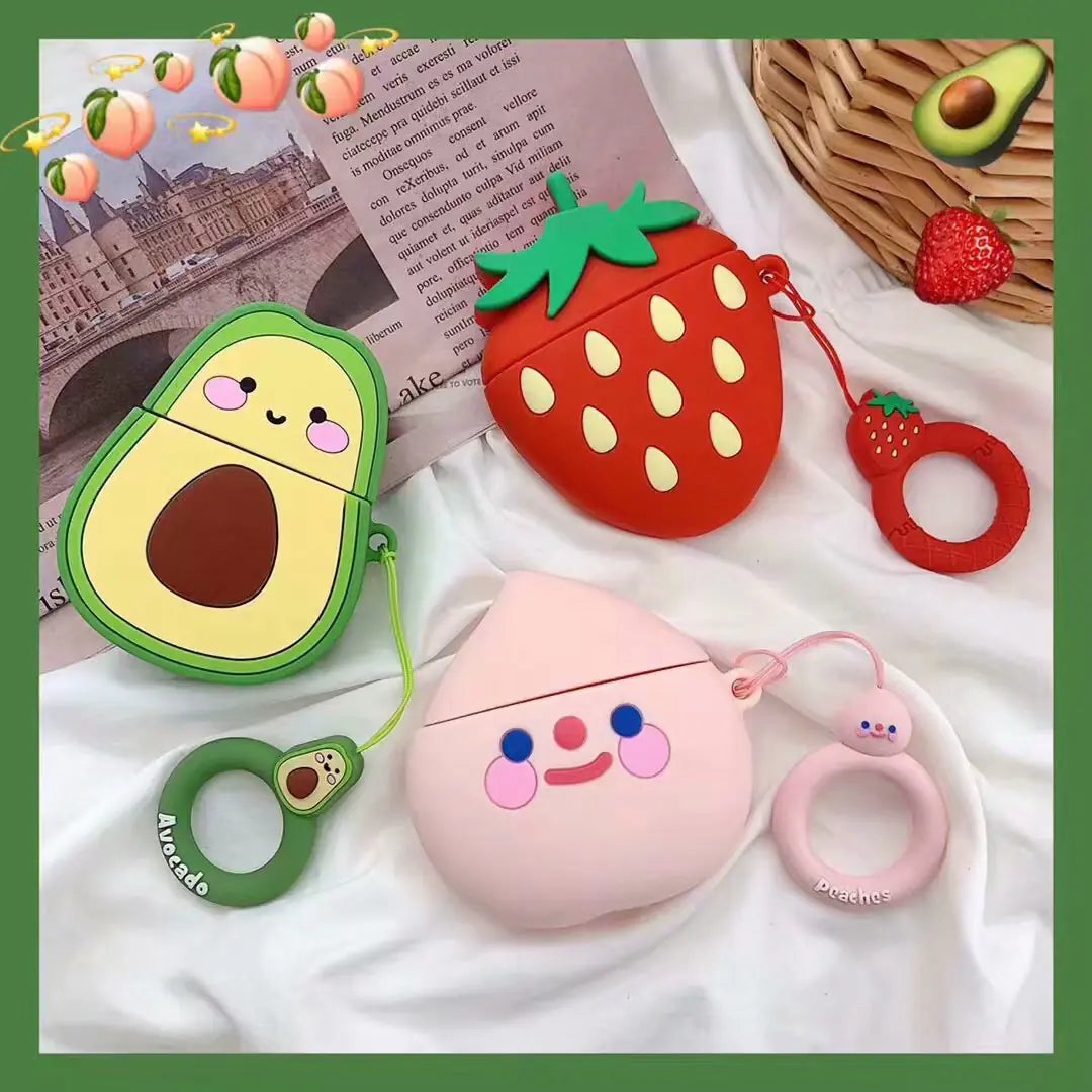 Cartoon Earphone Case for Apple Bluetooth Headphones