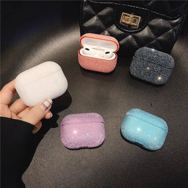 AirPods 3rd Gen Protective Case with Glitter Crystal Shell