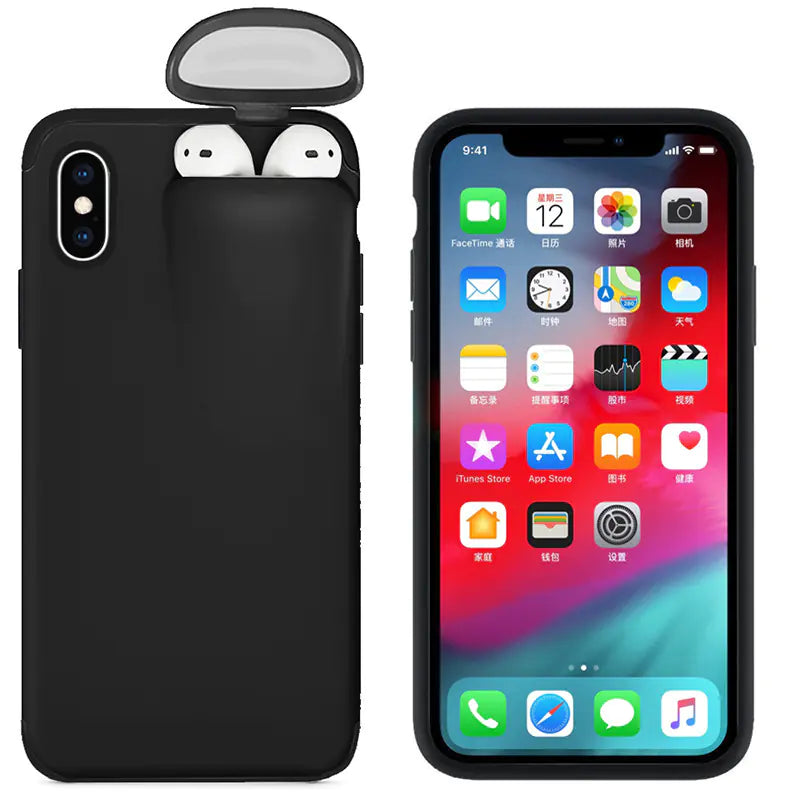Wireless Earphone Storage Case for iPhone 11 Pro/XR/XS Max