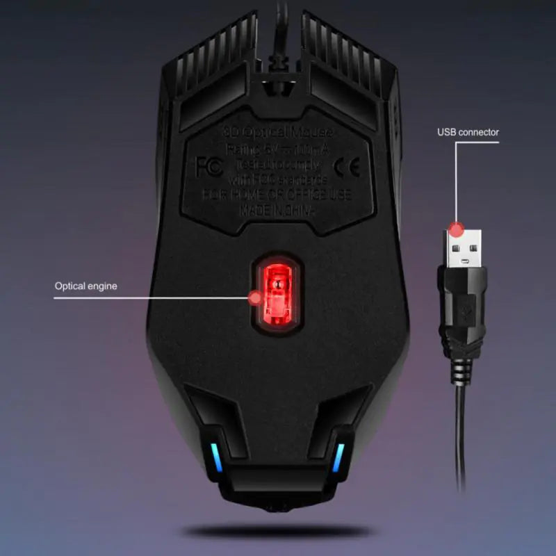 RYRA M5 RGB Wired Gaming Mouse for PC and Laptop