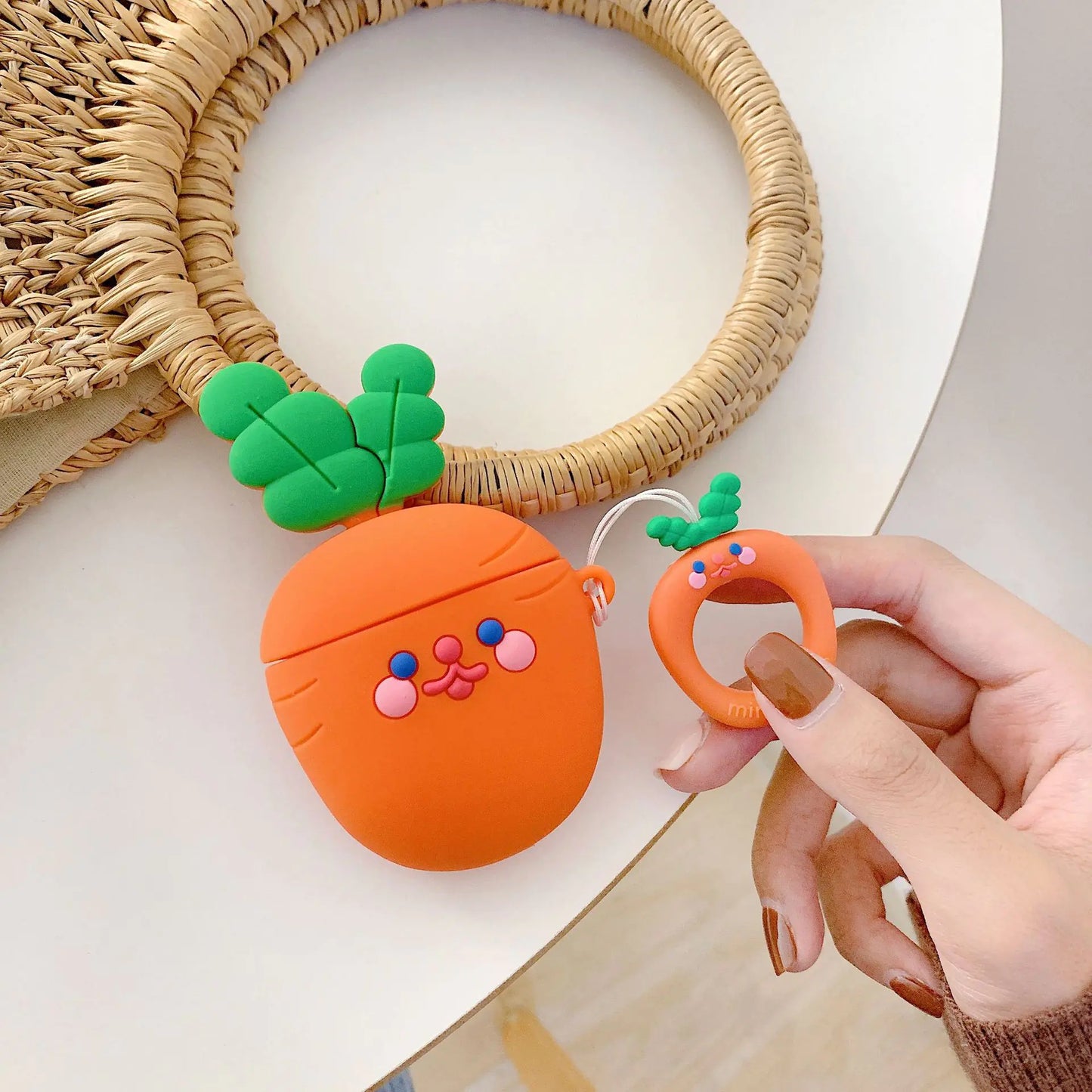 Cute Cartoon AirPods Case for Apple Bluetooth Headphones